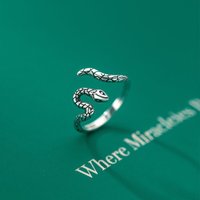 New in 925 Sterling Silver Snake Women's Rings Luxury Quality Jewelry Accessories GaaBou Jewellery