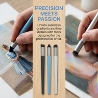 Boratu oil painting stick special kneading pen Heavy color soft head crayon transition kneading color mixing ball can be washed