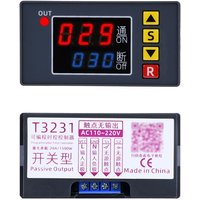 AliExpress diymore T3231 AC 110V 220V Digital Time Delay Relay LED Display Cycle Timer Control Switch Adjustable Timing Relay Time Delay Switch