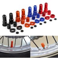Motocross Valve Cap Dirt Bike Rim Lock Nuts Bolts Spacer For EXC XC SXF TE TC FE CRF CR YZ YZF WR KLX KX RR RMZ50CC-550CC