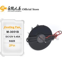 Circular DC Cooler 9225 M-3051B DC12V 0.45A 2Pin Cooling Fan