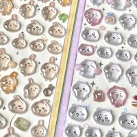 Cute Sticker 3D Jelly Stickers Cartoon Decal Kawaii DIY Laptop Scrapbook Sticker ボンボン ドロップ