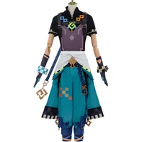 CosKoKo Kinich Cosplay Game Genshin Impact Costume Fashion Lovely Uniforms Full Set Halloween Party Role Play Clothing