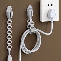 Cable Organizer, Wall-Mounted Cable Management, Home Electrical Accessories, Durable and Space-Saving, for Wires and Cords