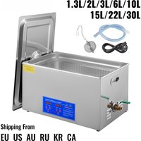 SucceBuy 1,3L 2L 3L 6L 10L 15L 22L 30L Ultraschallreiniger Tragbare Beheizte Spülmaschine Ultraschall-Haushaltsgeräte