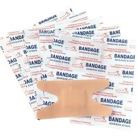 50pcs/set H Shape Fingertip Band Aid Skin Color Wound Dressing Plasters Special-shaped Patch Adhesive Bandages Woundplast Strips