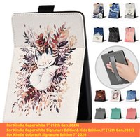 2025 Case for All-new 7" Kindle Colorsoft Paperwhite 12th Generation Signature Edition 2024 12th 7 Inch SA569P Ebook Stand Cover
