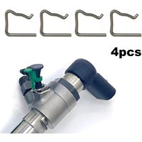 4Pcs Leak Off Pipe Clips For Car Injectors With OEM 1982A4 7701477442 4S7Q9F524AB Compatible With Various Models Replacement