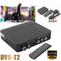Terrestrial Receiver 1080P HD Digital PVR K2 DVB-T2 Broadcasting TV Tuner Box MPEG-2/4 H.264 Support HDMI with Remote