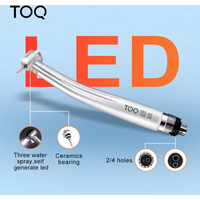 LED High Speed handpiece in 2 Hole 4 Hole Water Spray Dental Ceramics Bearing Turbine Rotor