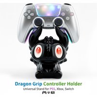 Cute Dragon Game Controller Stand – Universal Holder for PS Xbox Switch PC Gamepad | Funny Gaming Desk Ornament Gamer Gift Decor