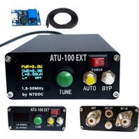 ATU-100 atu100 Machine 1.8-50MHz ATU100mini Automatic Antenna Tuner by N7DDC 7x7 3.2Firmware Programmed OLED