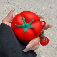 Tomato Cartoon for Apple Airpods Pro 3 2025 Pro 2 3 4 1 Headphone with Charm Headset Cases Airpod Pro3 Funda with Pendant