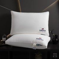 Cotton Pillow Core with Thickened and Encrypted Partition Neck Protection Pillow, A Hotel Soft Pillow Core That Helps with Sleep image 3
