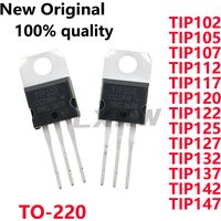 10/PCS New Original TIP102 TIP105 TIP107 TIP112 TIP117 TIP120 TIP122 TIP125 TIP127 TIP132 TIP137 TIP142 TIP147 TO-220 In Stock
