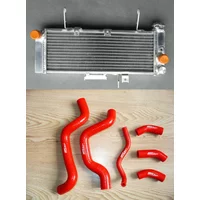 Aluminum Radiator + Silicone Hose For Suzuki SV650 SV650A SV650S K3/K4 SV650N 2003-2009 2004 2005 2006 20072008