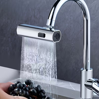 Faucet Head Multifunctional RV Kitchen Universal Three Outlet Kitchen Bathroom Sink Faucet Replacement Accessories Faucet
