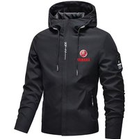 AliExpress Yamaha Men's Motorcycle Spring and Autumn Hooded Windproof Jacket Outdoor Cycling Sports Leisure Fashion Jacket