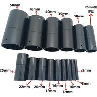 Carbon Tube Connector 5/8/10/12/16/18/20/25/30/35/40/45/50mm Aluminum Alloy Tube Connector Handheld Rod Connector,1pcs