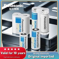 Panasonic CR123A CR2 CR-P2 2CR5 3V/6V Lithium Battery For LED Flashlight Digital Camera Doorbells Alarm Water Gas Meter Battery