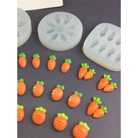Mini Carrot Shape Silicone Molds High Temperature Resistant for Chocolate Candy Easter Cakes Baking Decoration Tools