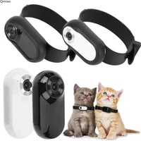 Portable Thumb Pet Camera HD 1080p Detachable Pet Recorder Anti-shake Cat and Dog View Camera Collar Outdoor Sports