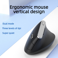 NEW Bluetooth Wireless Vertical Mouse Ergonomic Optical Mice 3 Adjustable For Laptop PC Computer Desktop