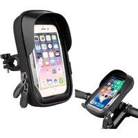 AliExpress NONE Waterproof Motorbike Bicycle Phone Holder Stand 360° Rotate Touchscreen Zipper Handlebar Bag Motorcycle Sun Visor Rain Cover