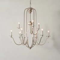 Large Living Room Chandelier 12 Lights Foyer Big Chandelier French Country Modern Suspension Light For Bedroom Dining Room