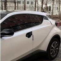 For Toyota CHR C-HR 2016~2022 Rear Window Blind Shades Louver Glass Sill Molding Cover Sticker Trim Car Accessories Parts