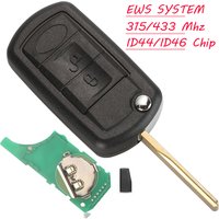 jingyuqin New Remote EWS ID44/ID46 315/433.92Mhz Flip Car key For LAND ROVER Range Rover Vogue 2006-2009 HU92 3BTN Control