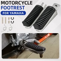 Front Foot Pegs Footrests For Yamaha TDR125 FZ6 FZR600 FZS600 XJ600 YZF600 MT03 Durable Motorcycle Part Replacement Accessories