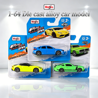 Maisto 1:64 2023 Nissan Z Lamborghini Revuelto BMW Ford Mustang Toyota die-cast precision Alloy model car collection gift