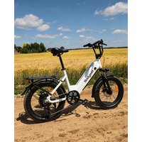Elektryczny rower fat tire Bodywel F20 20 cali – akumulator 48V 15Ah, zasięg 80 km, zawieszenie, 7 przełożeń, niska rama, wysyłka z magazynu UE