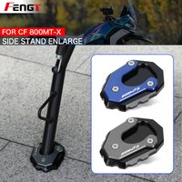 FOR CFMOTO 800MT-X 800MTX 2024 2025 Motorcycle CNC Kickstand Foot Side Stand Extension Pad Support Plate Pedal Footrest 800 MT-X