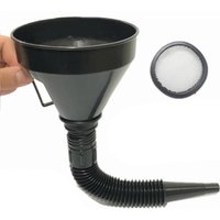 Car Engine Refueling Funnel with Filter Car Motorcycle Truck Oil Gasoline Filling Strainer Extension Pipe Hose Funnels Tool