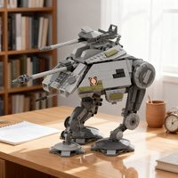 884PCS MOC Space Battle At Ap Rework Galactic Republic Sniper Tank Model Creative Building Blocks Assembly BricksGift Display