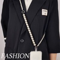 Mobile Phone Lanyard Crossbody Can Be Carried With An Extended Hanging Chain Pearl Chain Shell Universal Clip Pendant