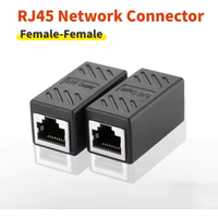CAT5/6/7/8 RJ45 Network cable connect Coupler Ethernet Extender 1000Mbps Ethernet Cable Extender Ethernet Adapter LAN Connector