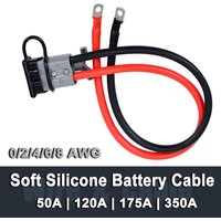 50a/120a/175a/350a 2-poliger Auto-Schnell ladestecker 0awg 2awg 8awg Batterie kabels atz mit staub dichter Hochs trom abdeckung
