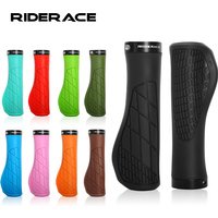 AliExpress riderace Bicycle Grips Soft Rubber Mountain Bike Shockproof Anti-Slip Handlebar Cover Lock On Ergonomic Cycling Handle Bar Parts
