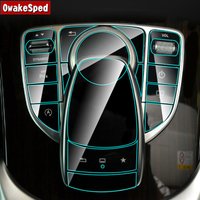 Auto Center Konsole Multimedia Maus Taste TPU Schutz Film Für Mercedes Benz C E G V GLC Klasse W205 W213 X253 W463 G463 G500