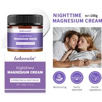 Magnesium Lotion Nighttime Magnesium Cream Lavender Legs Arms Chest Care Natural Aid for Deep Sleep Moisturizer After-sun repair