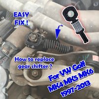 Gear Shift Linkage End Bowden Cable For VW Golf MK4 MK5 MK6 Catch Selector Shaft Manual Gearbox Fix Shifter Lever Adjuster ASSY