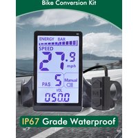 AliExpress Mcezdy UART2 M5 N2 24V 36V 48V Electric Bicycle Wired Speedometer Display E Scooter LCD Panel With USB UART For Mountain Electric Bike