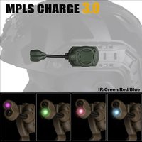 AliExpress NONE MPLS CHARGE 3.0 Tactical Helmet Light 4 Mode Red/Green/Blue/IR LED Lamp Airsoft Hunting Cycling Fishing Flashlight EnergySaving