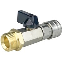 High Pressure Washer Ball Valve Kit 1/4" Quick Connector and M22 14mm for Power Washer Hose Switch On/off