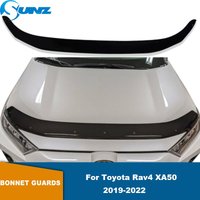 Acrylic Car Bonnet Guard For Toyota Rav4 XA50 2019 2020 2021 2022 2023 Hood Deflector Accessories Bug Shield Tinted Guard