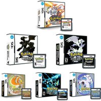 NDS Game Cartridge Pokémon White 2/ Black 2/Heart Gold/Soul Silver /Platinum English R4 Game Card