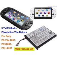 Cameron Sino 3.7V 2100mAh Game Console Battery 4-451-971-01, SP86R for Sony PCH-2007, PS Vita 2007, PSV2000 +TOOL